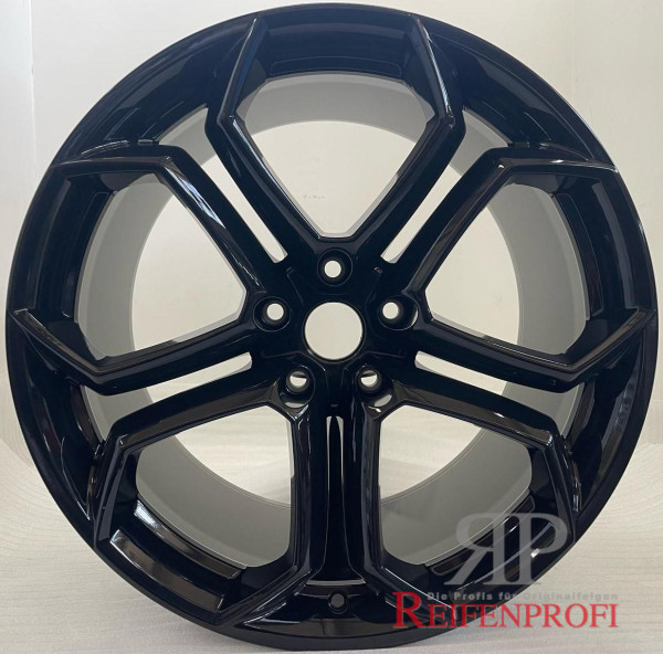 Original Lamborghini Aventador 20 Zoll Einzelfelge 470601025A 12x20 ET56,7 Schwarz Hochglanz 357-B