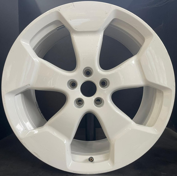 Original VW ID. Buzz 20 Zoll Einzelfelge 9,5Jx20 ET56 Hinterachse 1T3601025AD Stockton Weiß RR18-CE2