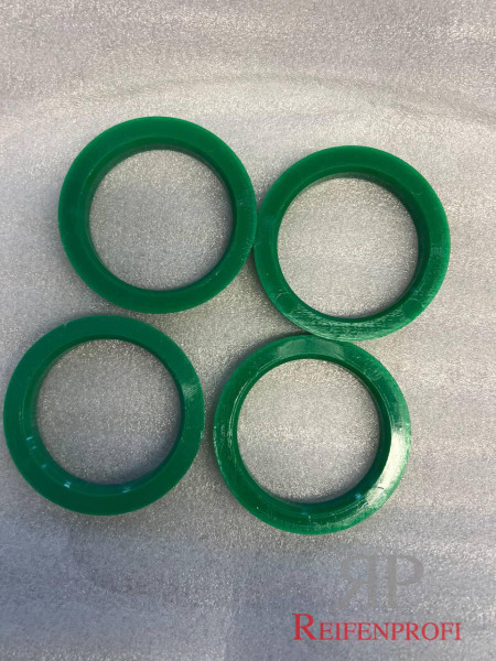 Zentrierring Set 4 Stück 72,6mm - 57,1mm grün neu/unbenutzt