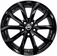 Original Nissan Qashqai 17 Zoll Felgen Satz 7x17 ET40 001987 Schwarz Hochglanz S38