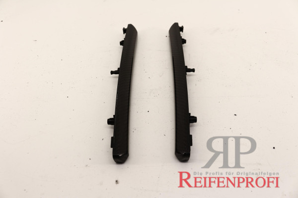 Original Audi A3 S3 Dekorleisten Zierleiten 8V4867410J 8V4867409J Carbon Glanz T89*