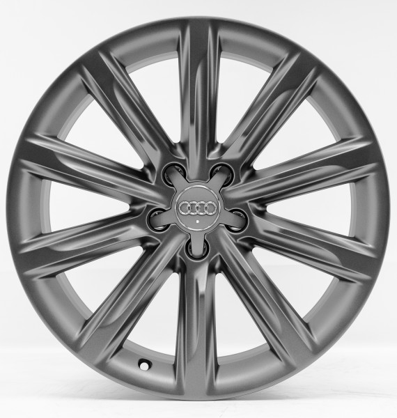 Original Audi A7 4G8 19 Zoll Felgen Satz 4G8601025K 8x19 ET26 Titan matt