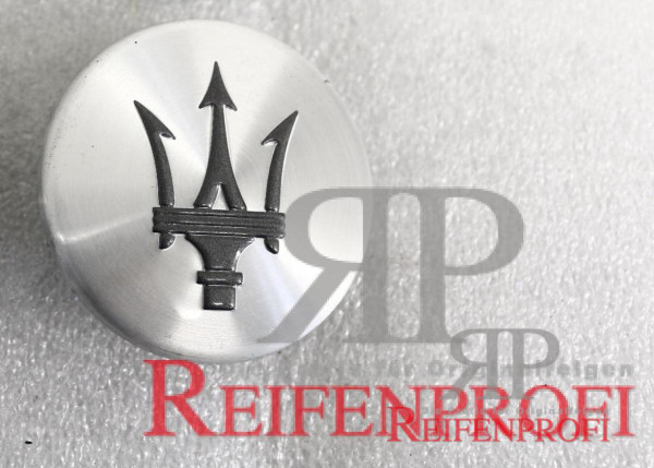 Original Maserati Nabendeckel 082336806 Silver grey (1 Stück) BOX4