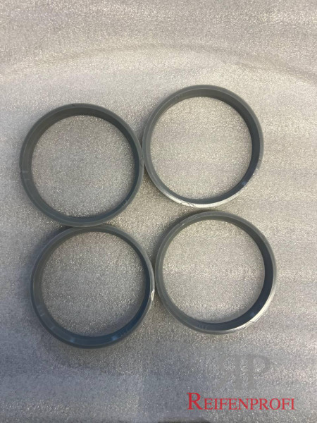 Zentrierring Set 4 Stück 72,6mm - 66,5mm grau neu/unbenutzt