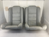 Original BMW E31 8er Sitze Rücksitzbank grau gebraucht MT963