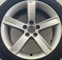 17 Zoll Original Audi A5 B8 Felgen Satz 8T-497 7,5x17 ET28 361-B