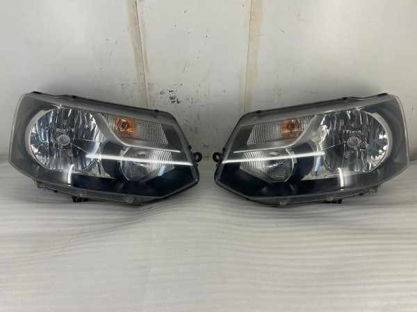 Original VW Transporter Scheinwerfer Facelift 7E1941015R 7E1941016R rechts und links gebr. MT979