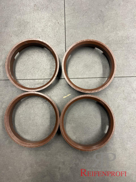Zentrierring Set 4 Stück 72,6mm-66,6mm braun neu/unbenutzt