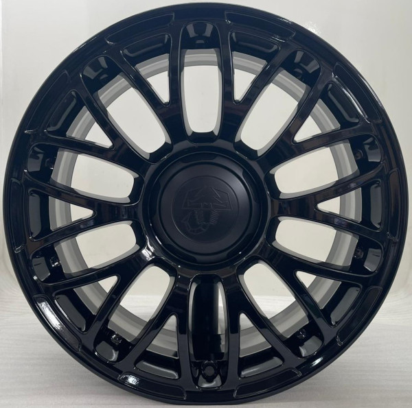 Original Fiat 500 17 Zoll Felgen Satz 518292090 7x17 ET38 4x98 Schwarz Hochglanz
