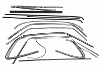 Original Mercedes W123 280 C123 Coupe diverse Chromleisten Leisten gebraucht MT1097