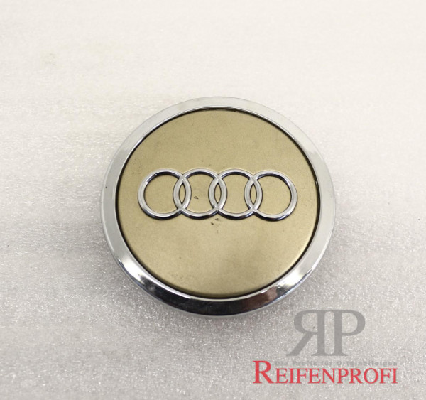 Original Audi Nabendeckel 4B0601170A Gold matt nachlackiert 4 Stück gebraucht