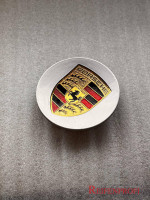 Original Porsche Cayenne Panamera Taycan 7PP601150A Nabendeckel 76mm Silber