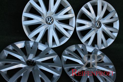 Original VW Radkappen Radzierblenden 5G0601147B 16 Zoll neu 4 Stück 3A-F2