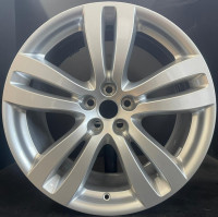 Original Jaguar 19 Zoll TOBA Einzelfelge 10Jx19 ET46 BW9M-1007-KA Silber (Hinterachse)