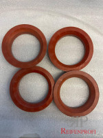Zentrierring Set 4 Stück 72,5mm - 57,1mm rot neu/unbenutzt
