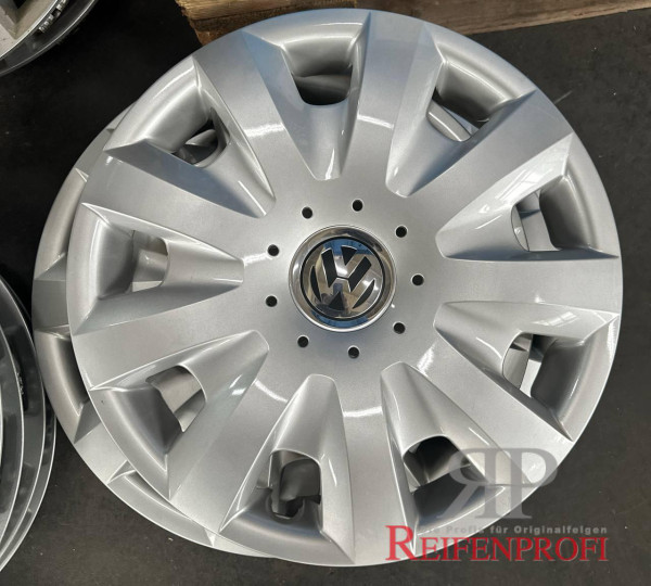 Original VW Radkappen Radzierblenden Felgendeckel 1T0601147D 16 Zoll 4 Stück NEU 3A-F2