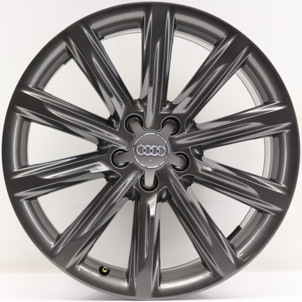 Original Audi A7 4G8 19 Zoll Felgen Satz 4G8601025K 8x19 ET26 Titan glänzend