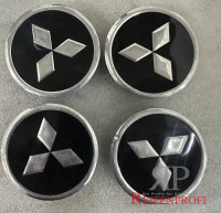 Mitsubishi Nabendeckel Felgendeckel 4 Stück neuwertig BOX1