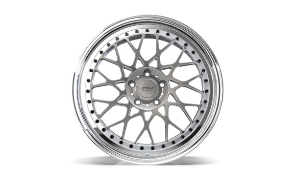 LEVELLA Wheels | RZ5 Forged | 8Jx17 ET20 bis ET50 | 4x105 | Silber glänzend & Silber Rand poliert