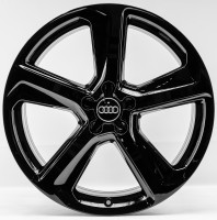 Original Audi Q5 SQ5 8R 20 Zoll Felgen Satz 8R0601025AF 8R0601025CA 8,5x20 ET33 Schwarz Hochglanz