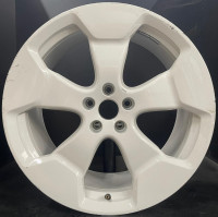 Original VW ID. Buzz 20 Zoll Einzelfelge 9,5Jx20 ET56 Hinterachse 1T3601025AD Stockton Weiß RR20-C