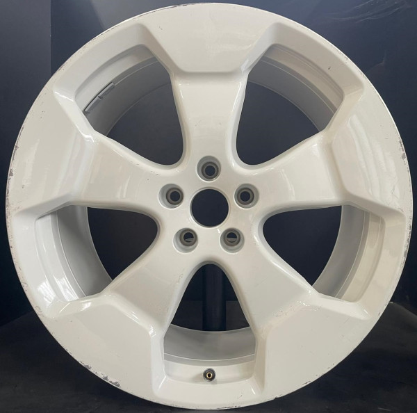 Original VW ID. Buzz 20 Zoll Einzelfelge 9,5Jx20 ET56 Hinterachse 1T3601025AD Stockton Weiß RR18-CE1