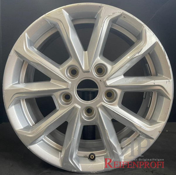Original VW T7 16 Zoll Syrakus Einzelfelge 7T0601025 6,5x16 ET60 Silber 337-A
