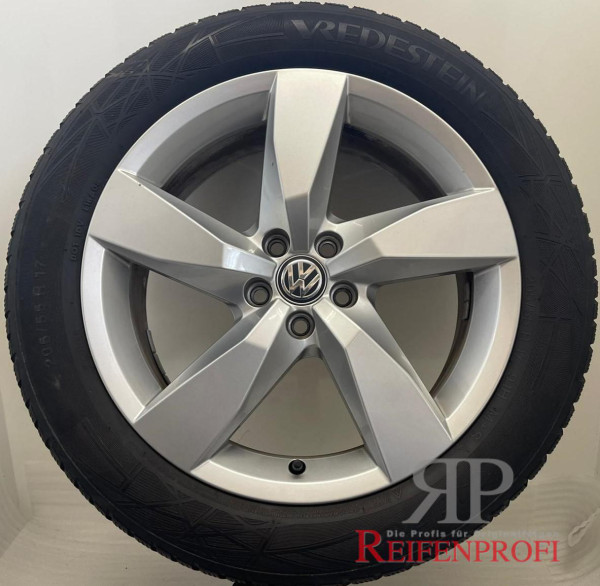 Original VW T-Cross 17 Zoll Winterräder 2GM601025A 6,5x18 ET39 Chesterfield 205/55 R17 340-B