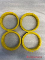 Zentrierring Set 4 Stück 72,5mm - 66,6mm gelb neu/unbenutzt