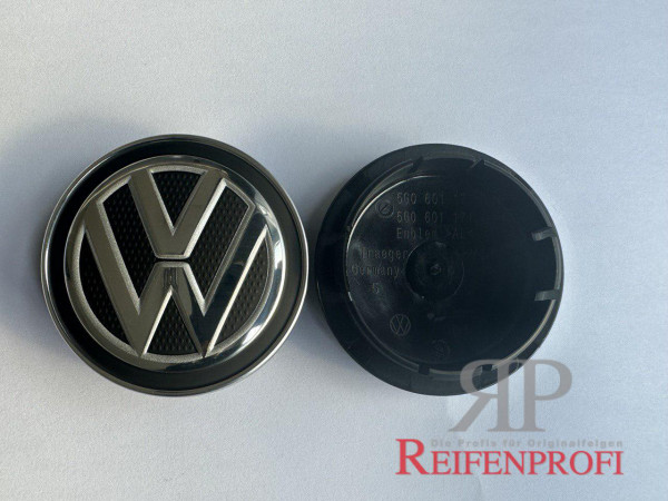 4x Original VW Amarok Arteon Caddy Golf Passat T-Roc Tiguan Touran 5G0601171 Nabendeckel Kappen