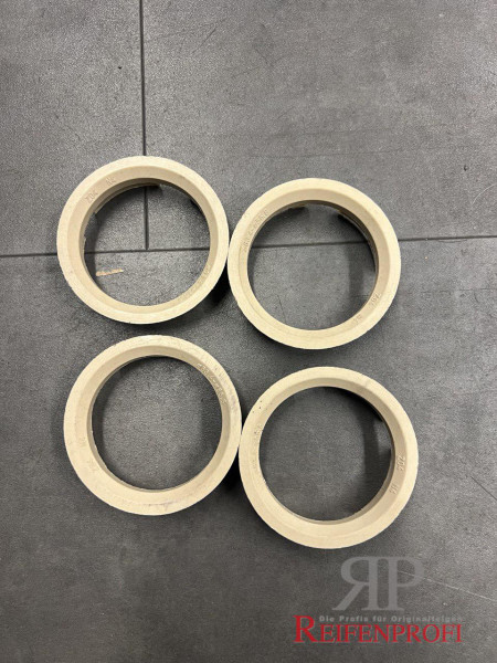Zentrierring Set 4 Stück 63,4mm-56,6mm beige neu/unbenutzt