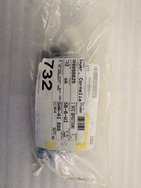 Original VW Polo V (6R), ca. 2009–2017 Befestigungssatz Montagesatz Kotflügel 6R0898625 NEU MT1250